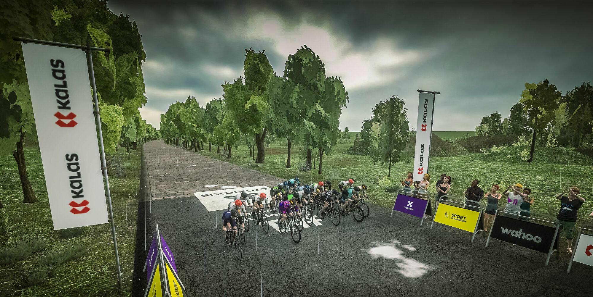 Six free virtual races in the Proximus Cycling eSeries League