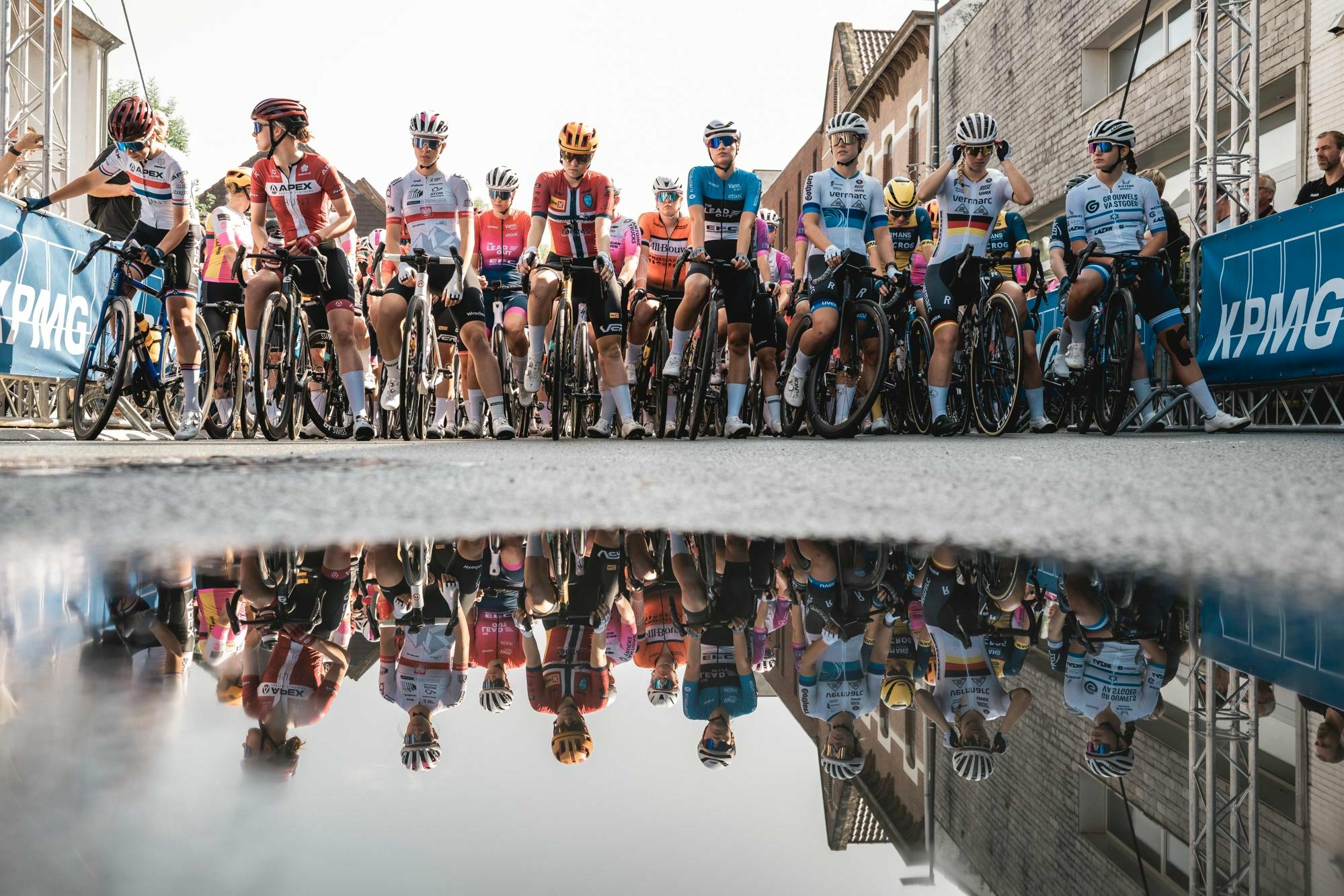 Amandine Jakob sprints to victory in the Druivenkoers for Women U19