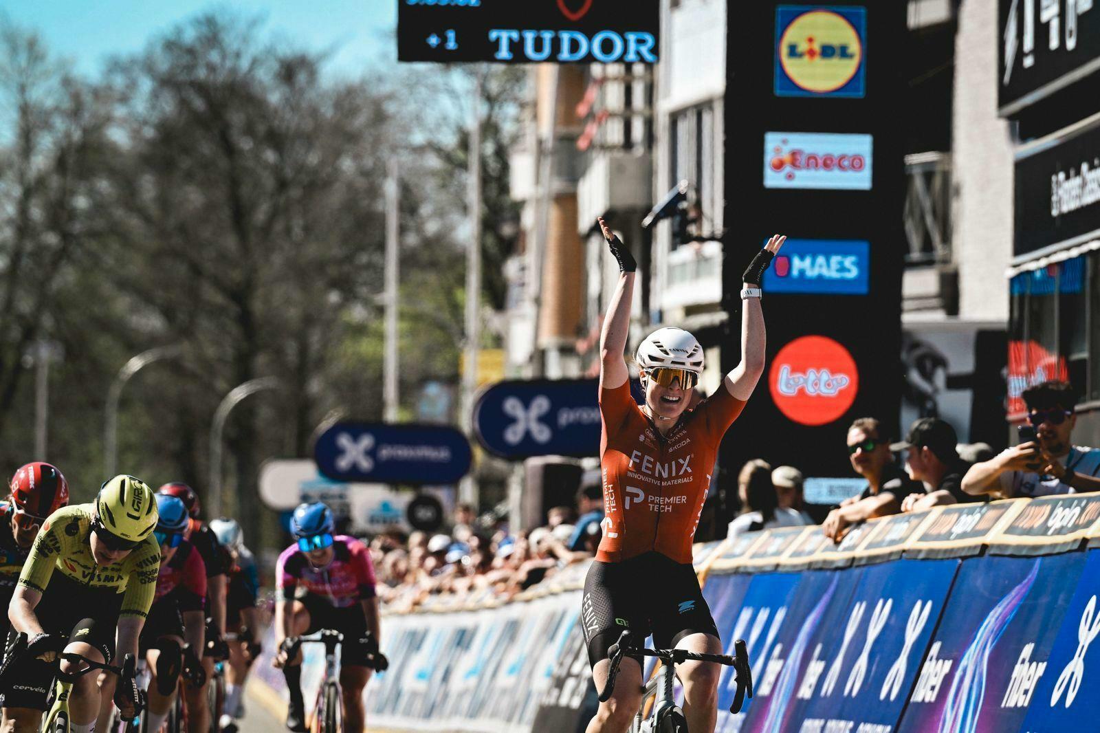 Kool sprint naar winst in Scheldeprijs