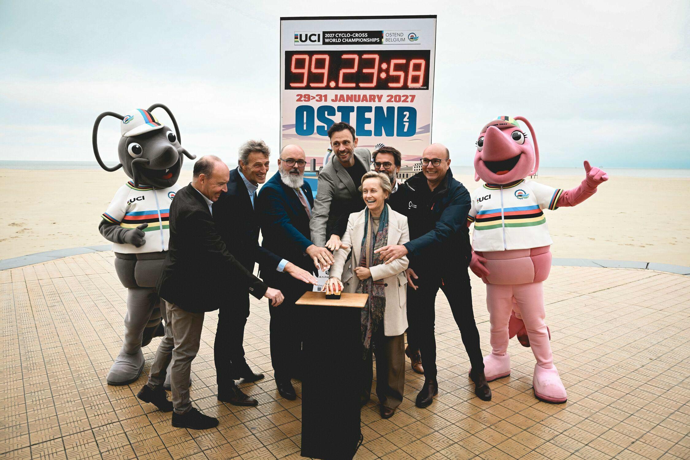 Binnen 100 dagen wordt het startschot van het WK veldrijden in Oostende gegeven