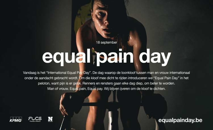 Flanders Classics and KPMG launch Equal Pain Day campaign